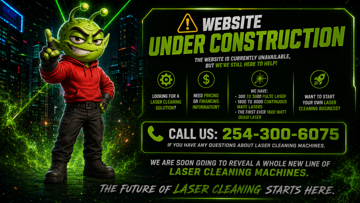Alien Laser Cleaning Temp